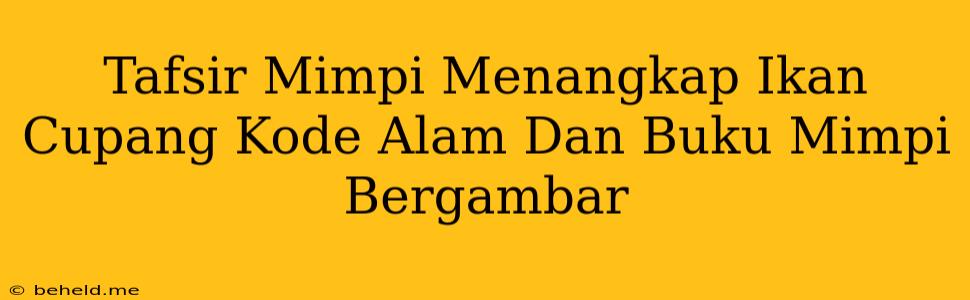 Tafsir Mimpi Menangkap Ikan Cupang Kode Alam Dan Buku Mimpi Bergambar